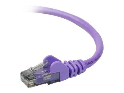 Belkin A3L980-06-PUR-S 6 RJ-45 Male/Male Cat6 Snagless Patch Cable, Purple