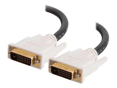 C2G® 26912 3.3 DVI-D Dual Link Male/Male Digital Video Cable; Black