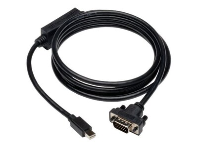 Tripp Lite P586-006-VGA 6 Mini-DisplayPort to VGA Adapter Cable, Black