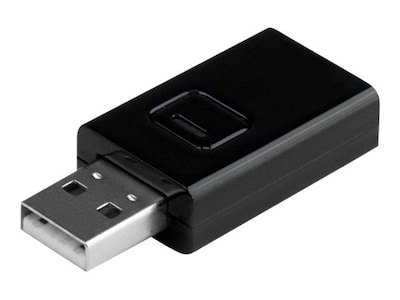 StarTech USB 2.0 Male to Female Charging Adapter, Black