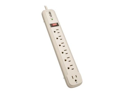 Tripp Lite Protect it!® 7-Outlet 540 Joule Light Gray Surge Suppressor With 4 Cord