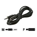 STEREN® 25 Stereo Patch Cord Extension, Black