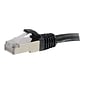 C2G 20ft Cat6 Snagless Shielded (STP) Ethernet Network Patch Cable Black Patch Cable 20 Ft Black