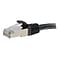 C2G 20ft Cat6 Snagless Shielded (STP) Ethernet Network Patch Cable Black Patch Cable 20 Ft Black