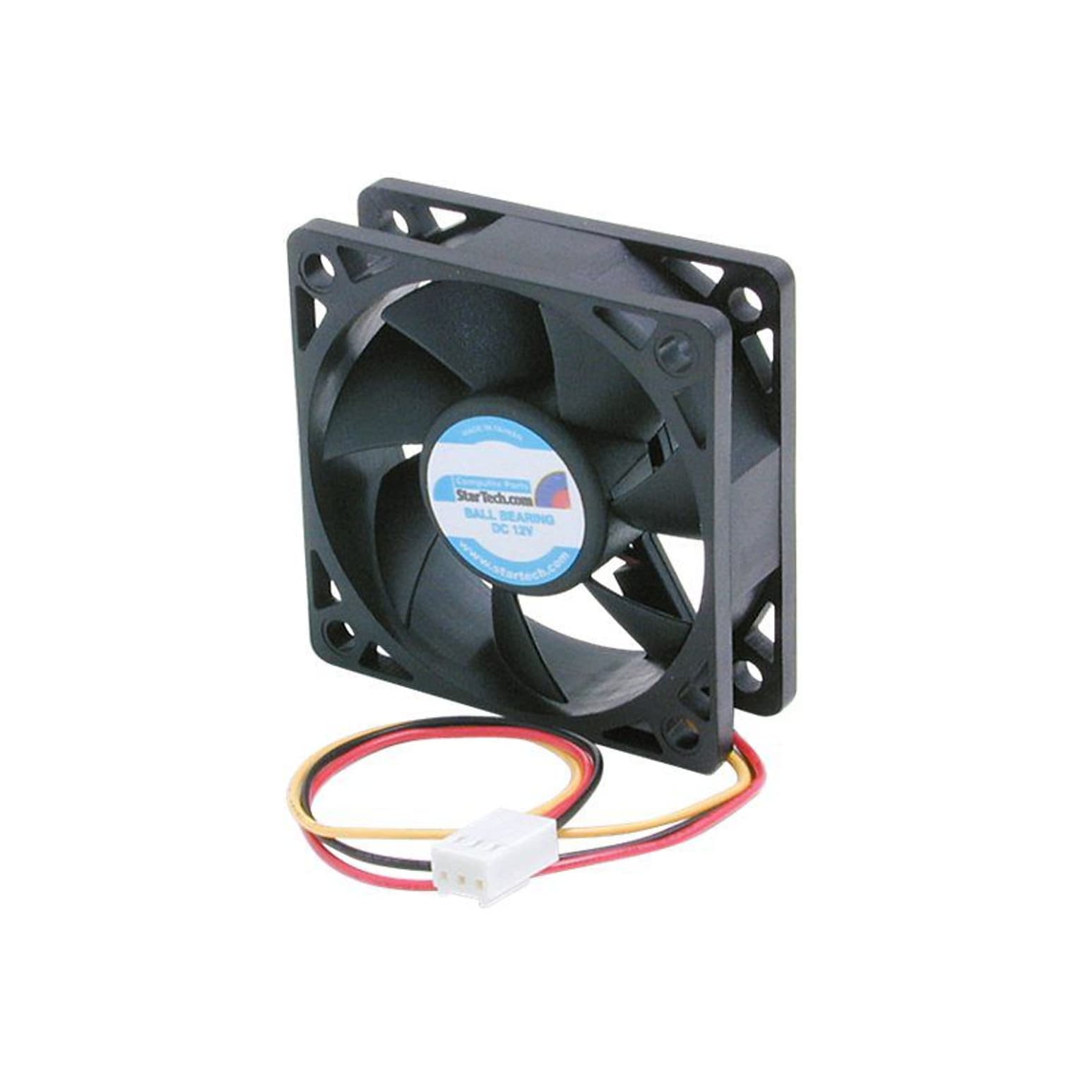 Startech FAN6X2TX3 Ball Bearing Computer Case Fan With TX3 Connector; 4500 RPM