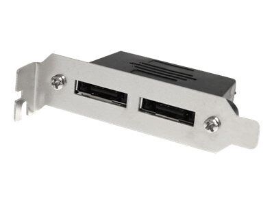 Startech Low Profile Plate Adapter; (ESATAPLT2LPM)