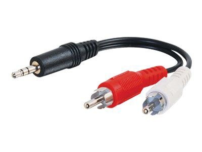 C2G™ 3 Value Series™ Stereo Male to Two RCA Stereo Male Y-Cable
