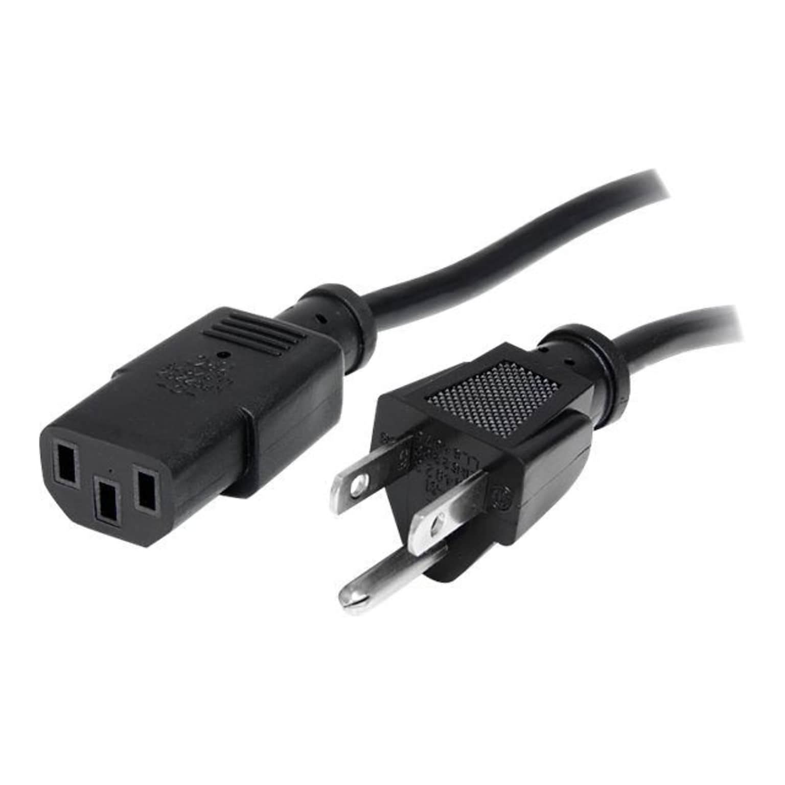 Startech PXT101_3 Standard Computer Power Cord