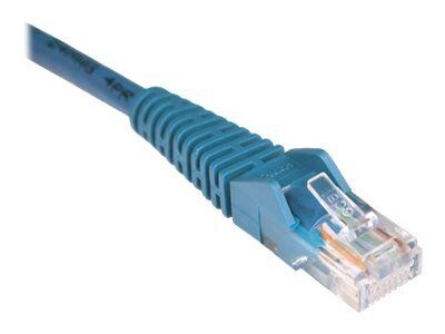 Tripp Lite 4 Cat5e RJ45/RJ45 Snagless Molded Cable, Blue (N001-004-BL)