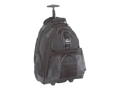 Targus® TSB700 Rolling Laptop Backpack For 15.4 Notebook; Black