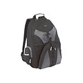 Targus® TSB007US Sport Backpack For 15.4 Notebook, Black/Gray