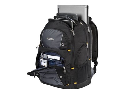 Targus® TSB239US Drifter II Backpack For 17 Laptops; Black/Gray