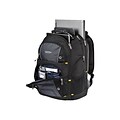 Targus® TSB239US Drifter II Backpack For 17 Laptops; Black/Gray