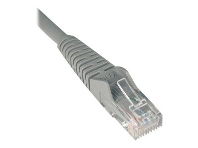 Tripp Lite N201-015-GY 15 RJ-45 CAT-6 Snagless Patch Cable, Gray