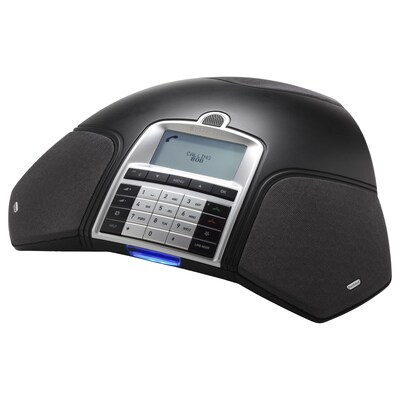 Konftel 300Wx DECT 6.0 Wireless Conference Phone For Total Freedom; Liquorice Black