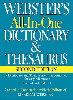 Websters All-In-One Dictionary & Thesaurus