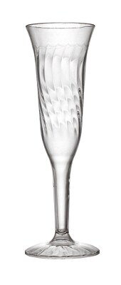 Fineline Settings Flairware 2106 Champagne Flutes, Clear