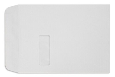 LUX Open End Self Seal Window Envelope, 9 x 12, White Linen, 1000/Pack (1590-WLI-1M)