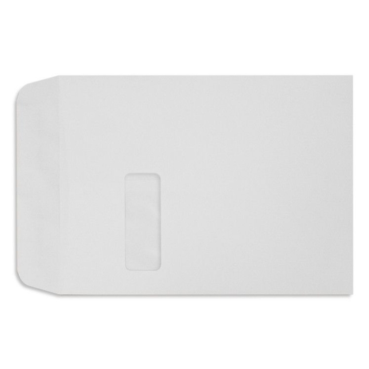 LUX Open End Self Seal Window Envelope, 9 x 12, White Linen, 1000/Pack (1590-WLI-1M)