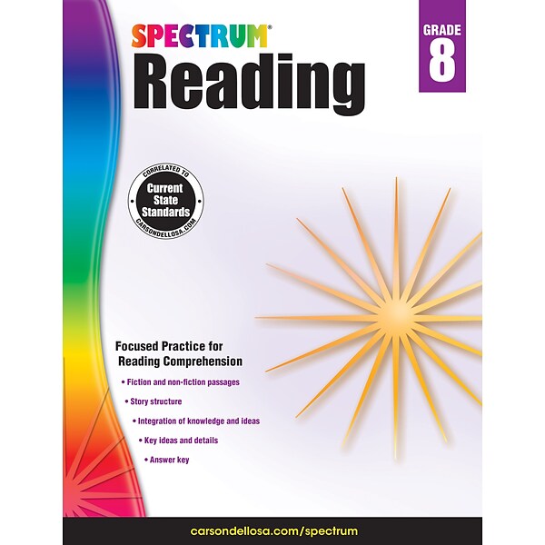 Spectrum Reading Workbook (Grade 8)