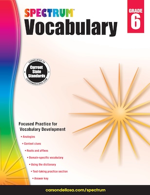 Spectrum Vocabulary (Grade 6)