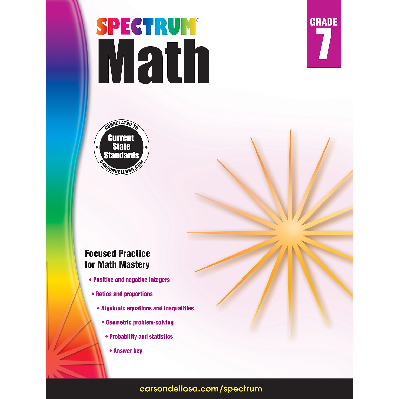 Spectrum Math Workbook (Grade 7)