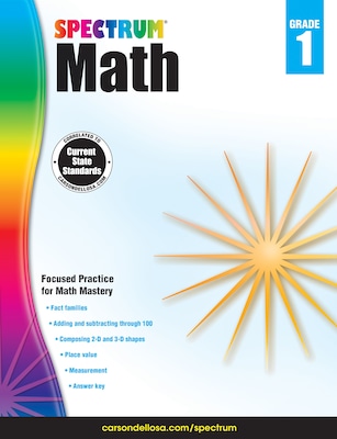 Spectrum Math Workbook (Grade 1)