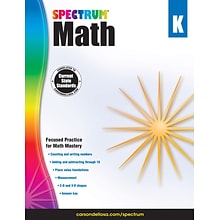 Spectrum Math Workbook (Grade K)