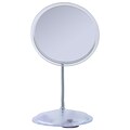 Zadro Metal Gooseneck Vanity Mirror, 7X, 11.25 x 6.25
