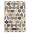 Geometric Circles Ivory/ Multi Indoor Machine-made Polypropylene Area Rug