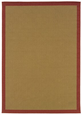 StyleHaven Traditional Polypropylene 5'3" X 7'9" Red/Ivory Area Rug (WARI117C35X8L)