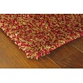 StyleHaven-Floral Brown/ Blue Indoor Machine-made Nylon Area Rug (710 X 10)
