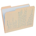 Find It® Letter 1/3 Cut File Folder Note Pad, Manila