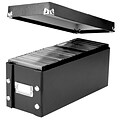 Snap-N-Store Storage Boxes for CD, Black (SNS01907)