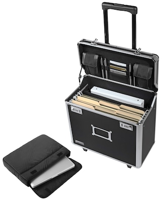 Vaultz Metal Mobile Business Case, Legal, Black (VZ00636)