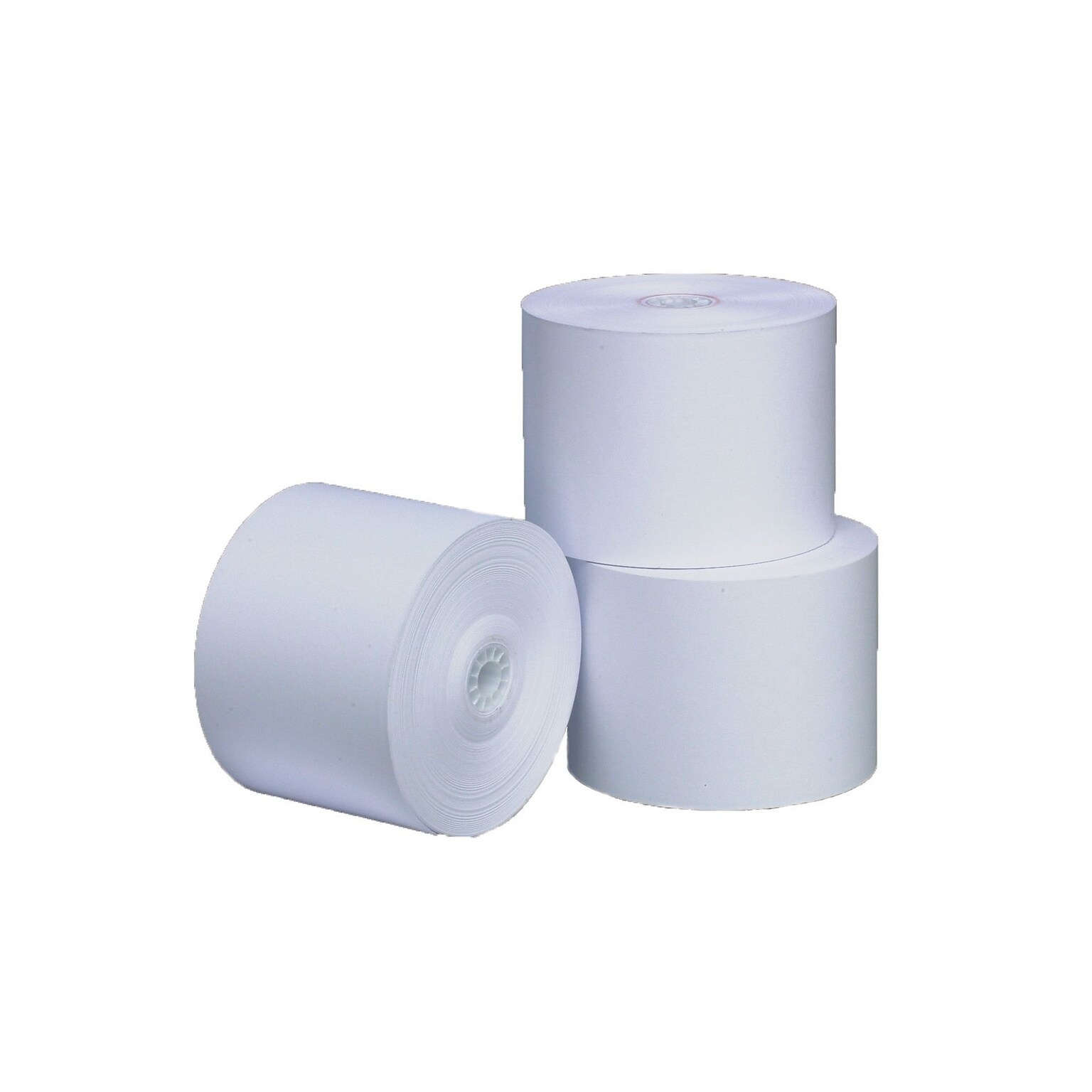 PM Company Perfection Paper Rolls, Teller Window/Financial, 3 x 150 ft, White (5479)