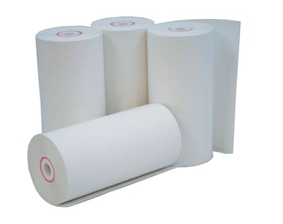 PM Company Perfection 4 3/8 x 127 1-Ply Thermal Cash Register/POS Paper Roll, White (5227)