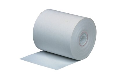 PM Company® Perfection® 3-1/8 x 200 1-Ply Thermal Cash Register/POS Paper Roll, White