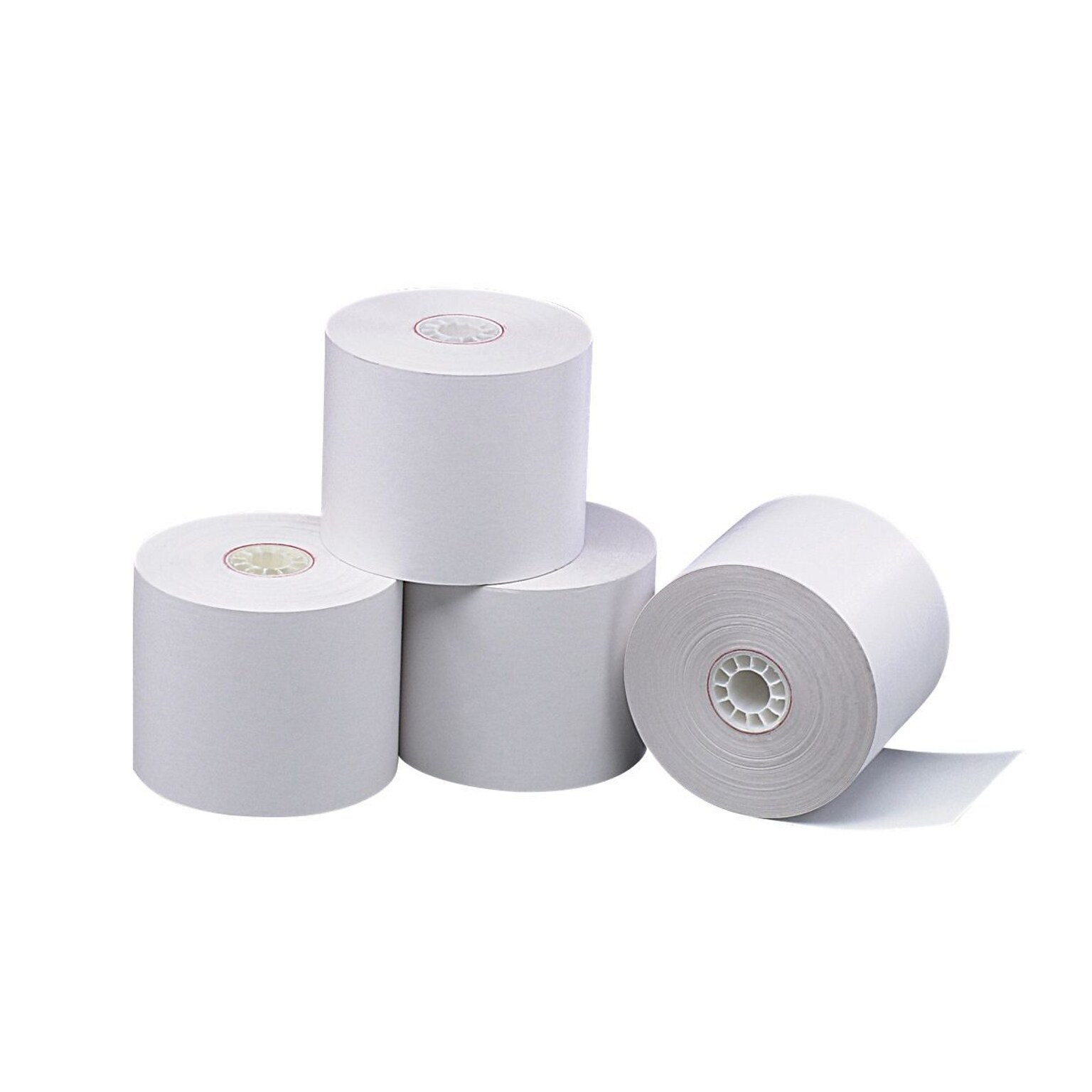 PM Company Perfection 2 3/8 x 170 1-Ply Thermal Cash Register/POS Paper Roll, White (5267)