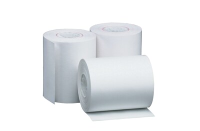 PM Company® Perfection® 2 1/4 x 150 1-Ply Thermal Cash Register/POS Paper Roll, White