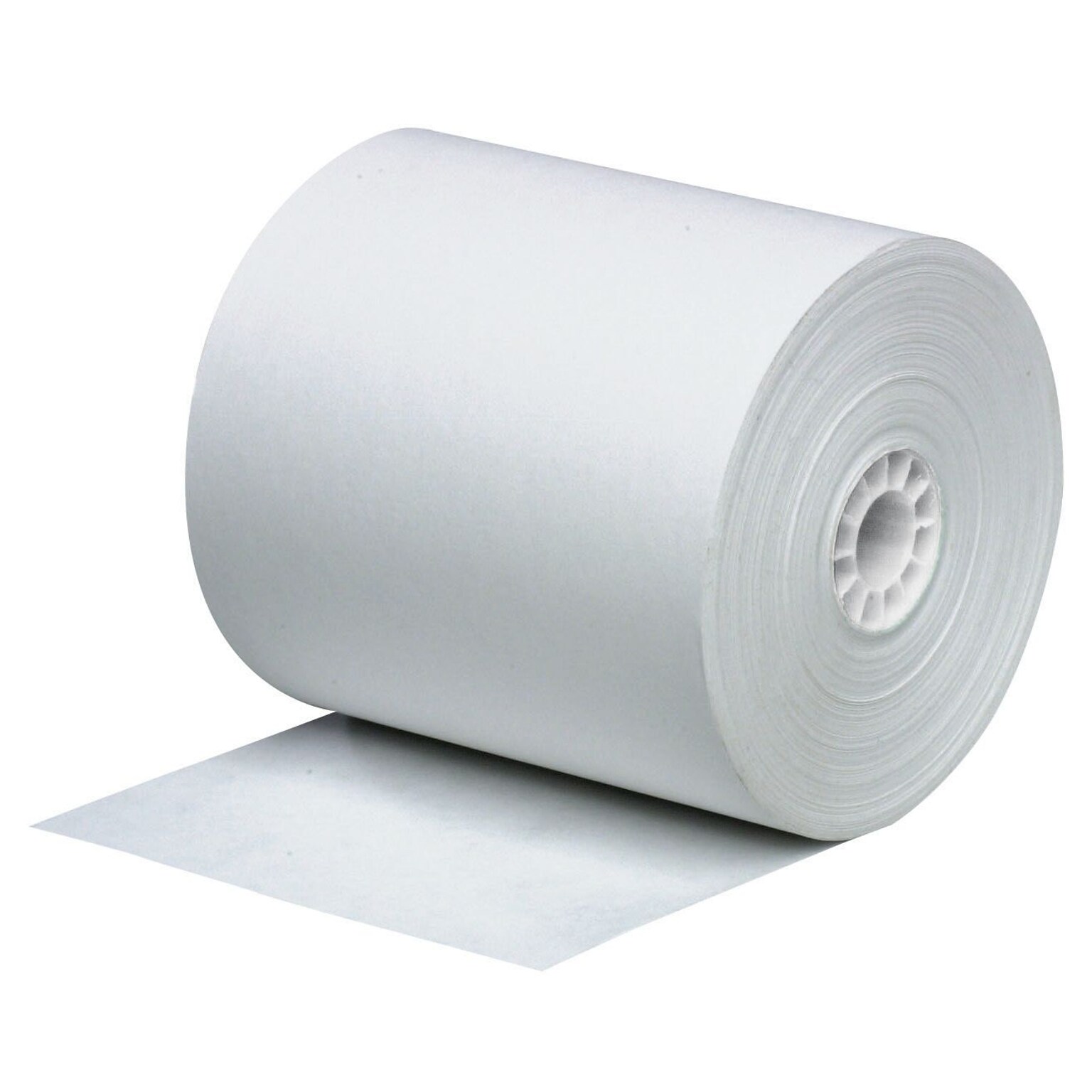 PM Company Perfection 3 1/4 x 165 Impact Bond Cash Register/POS Paper Roll, White (7746)