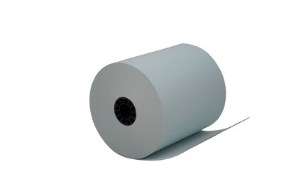PM Company® Perfection® 3 1/8 x 230 1-Ply Thermal Cash Register/POS Paper Roll, Blue