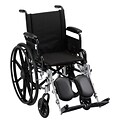 Nova Medical Products Lightweight Wheelchair with Desk Arms and Elevating Legrests 16