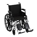 Nova Medical Products Lightweight Wheelchair with Desk Arms 18