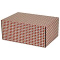 6.2X 3.7X9.5 GPP Gift Shipping Box, Classic Line, Tile Pattern, 6/Pack