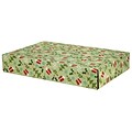 12.2x 3x17.8 GPP Gift Shipping Box, Holiday Line, Gifts and Trees, 6/Pack