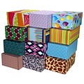 8.8X 5.5X12.2 GPP Gift Shipping Box, Classic Line, Assorted Styles, 24/Pack