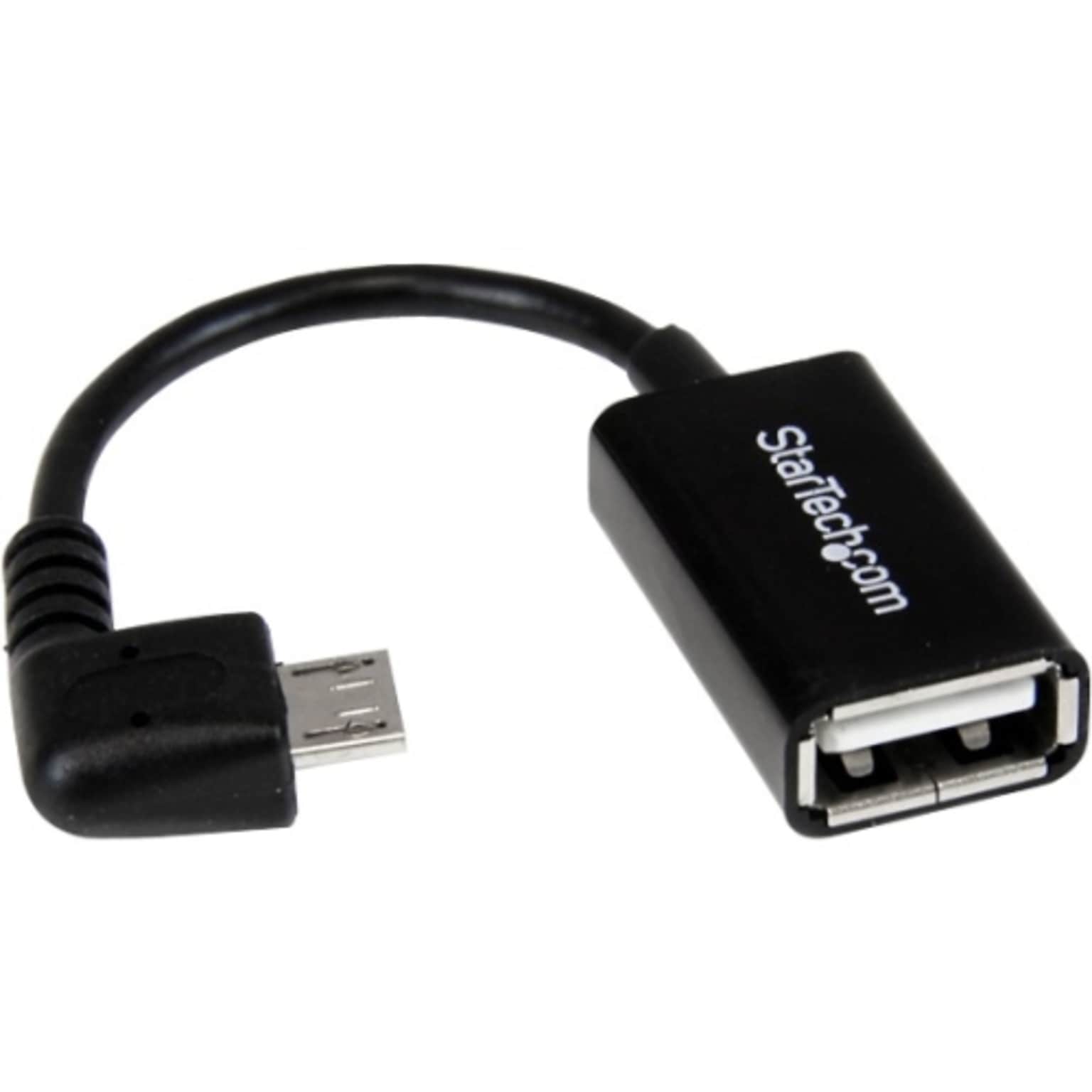 Startech 5 Micro USB To USB OTG Male/Female Host Adapter Cable
