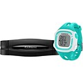Garmin® Forerunner® 15 Large GPS Running Watch With Heart Rate Monitor, Teal/White