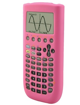 Guerrilla Silicone Case For Texas Instruments TI 89 Titanium Graphing Calculator, Pink